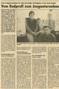 Tri-W-Data_Firmengründung_Zeitungsartikel 1996