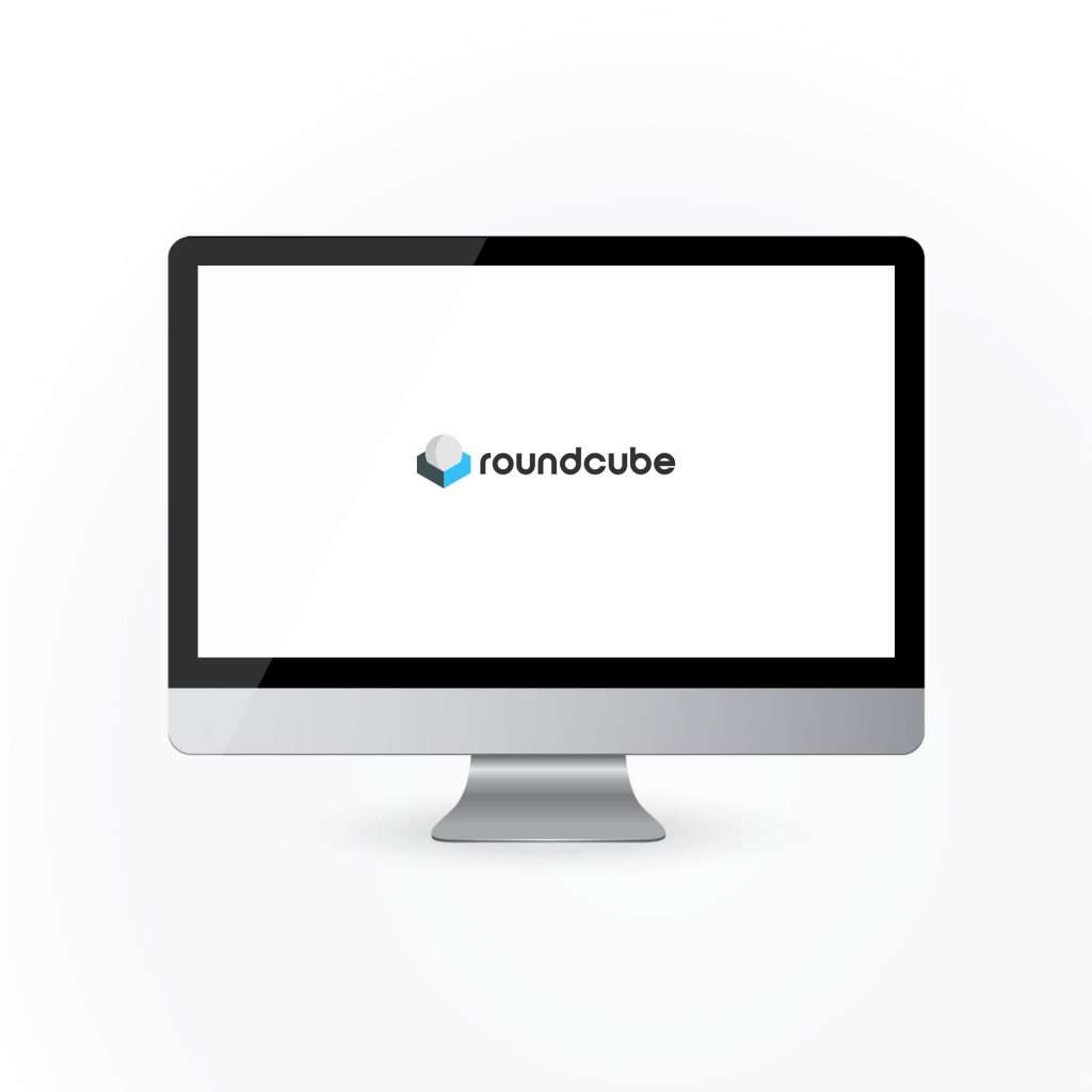 Roundcube-Startbild auf Desktop – Open-Source-Webmail-Zugang bei Tri-W-Data Startansicht des Webmail-Clients Roundcube auf einem Desktop-Monitor – E-Mail-Zugang bei Tri-W-Data